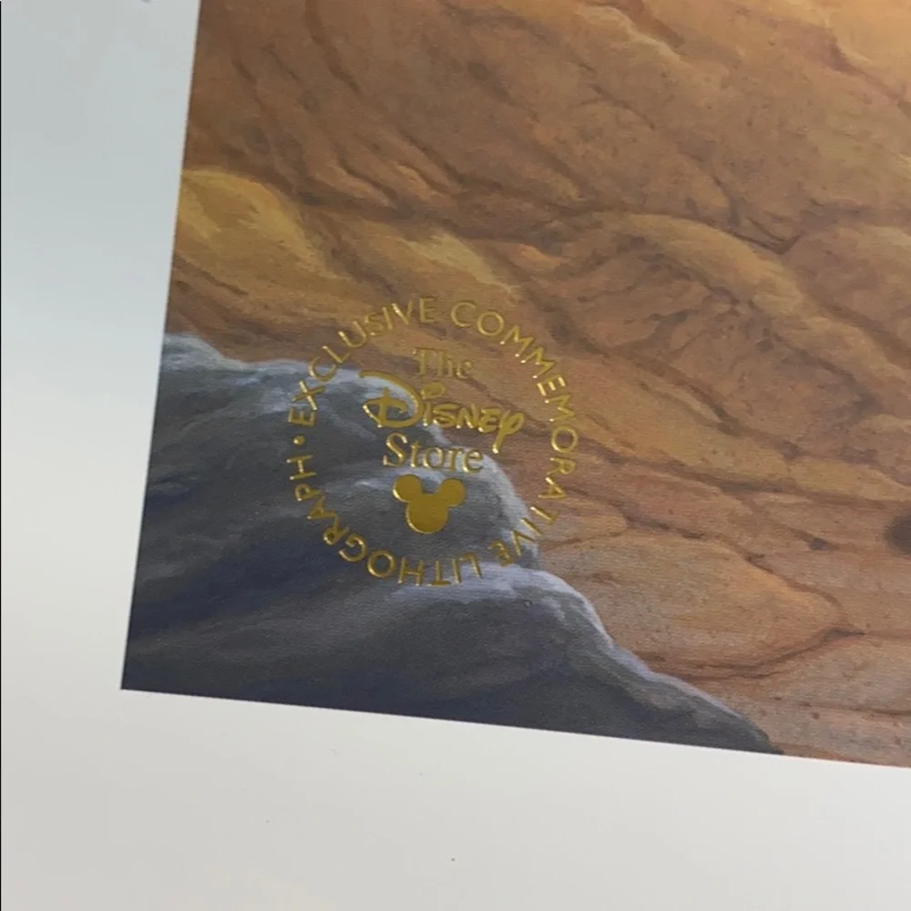 “5/$20” The Lion King movie lithograph